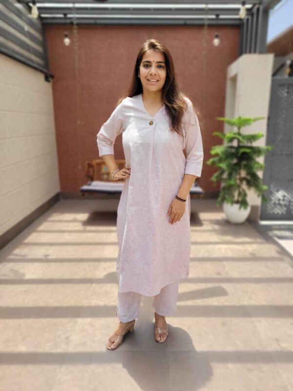 Handloom Cotton A-Line 2PC Set