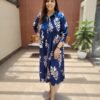 Midi Gown with Pintucks