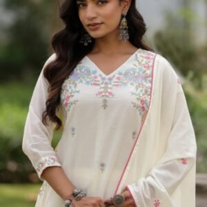 Embroidered A-Line 3PC Set