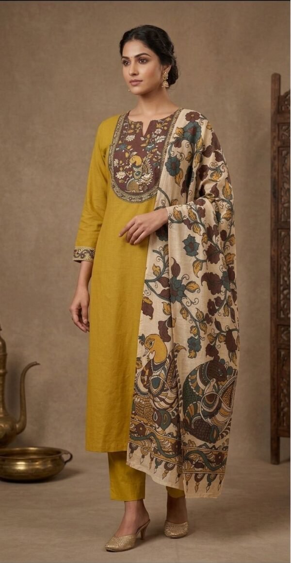 Kalamkari Cotton Flex 3PC Set