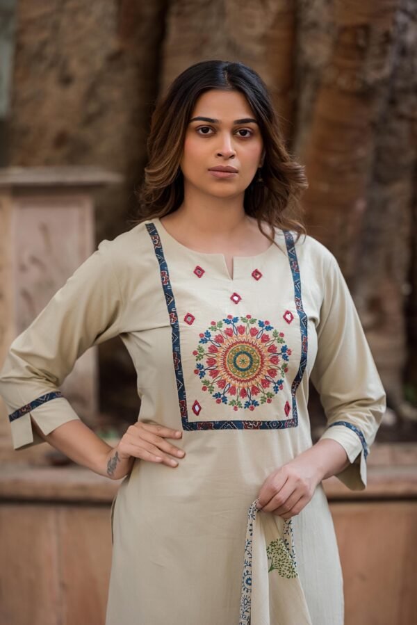 Cotton Embroidered 3PC Set