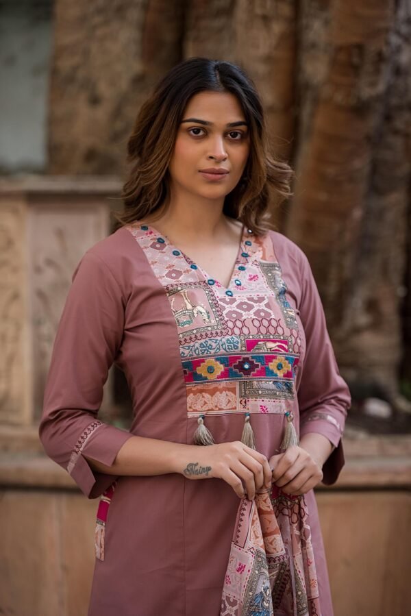 Dabu Cotton A-Line 3PC Set