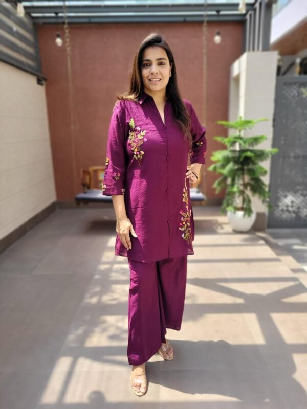 Vatican Fabric Handwork Co-Ord Set