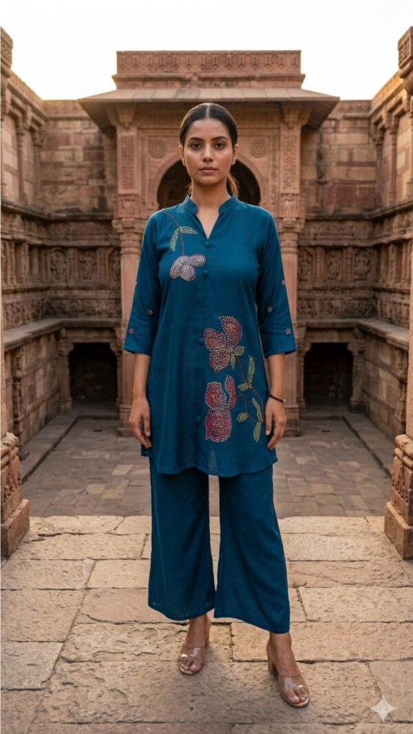 Vatican Fabric Handwork Co-Ord Set