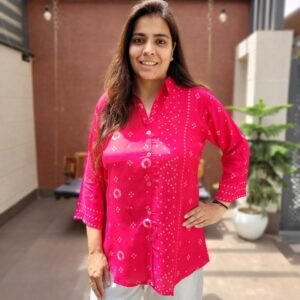 Pure Muslin Shirt Style Tunic