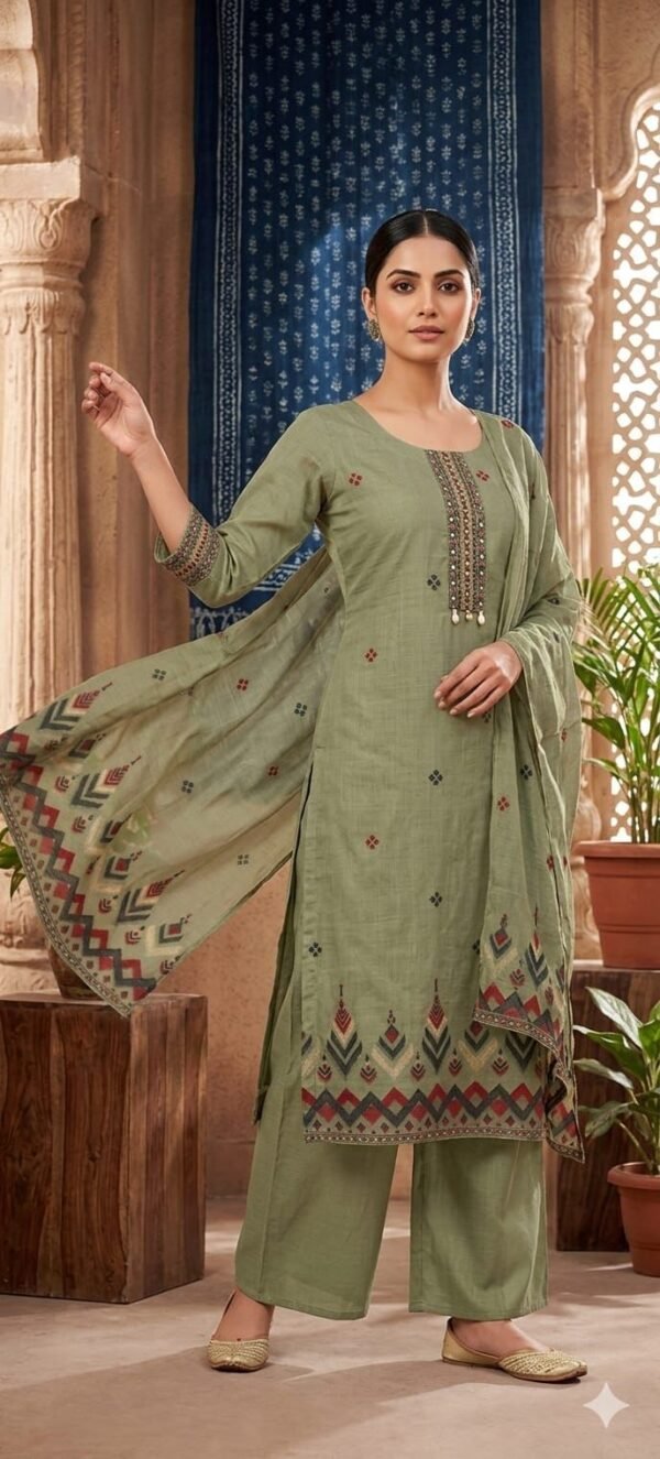 Jamdani Handloom 3PC Set
