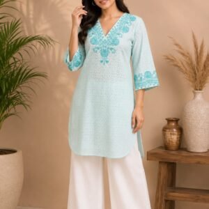 Cotton Schiffli Tunic