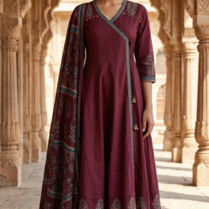16 Kali Angrakha Anarkali 3PC Set