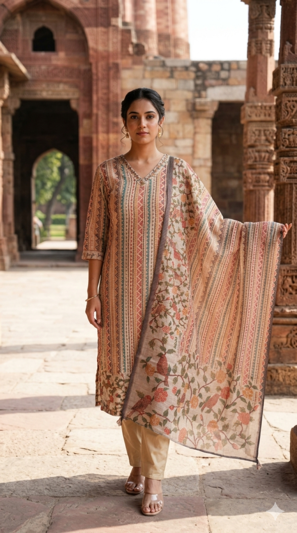 Boutique Handloom Digital Print 3PC Set