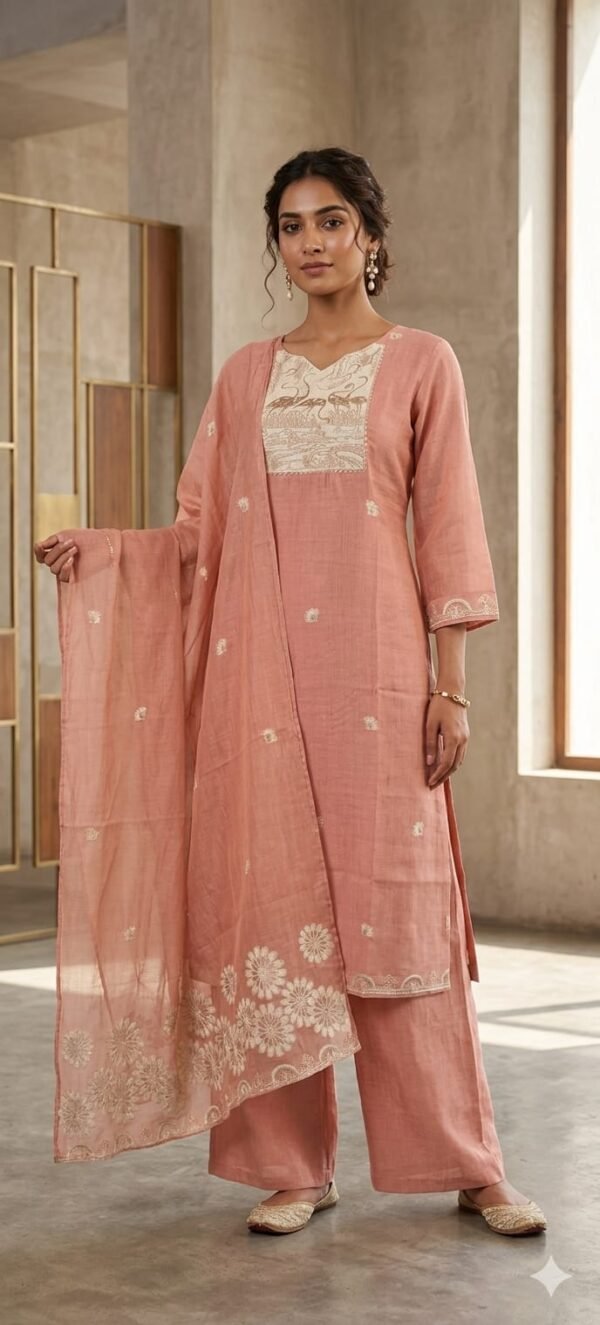 Jamdani Handloom 3PC Set