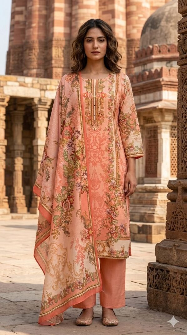 Mul Cotton Mirror Work 3PC Set