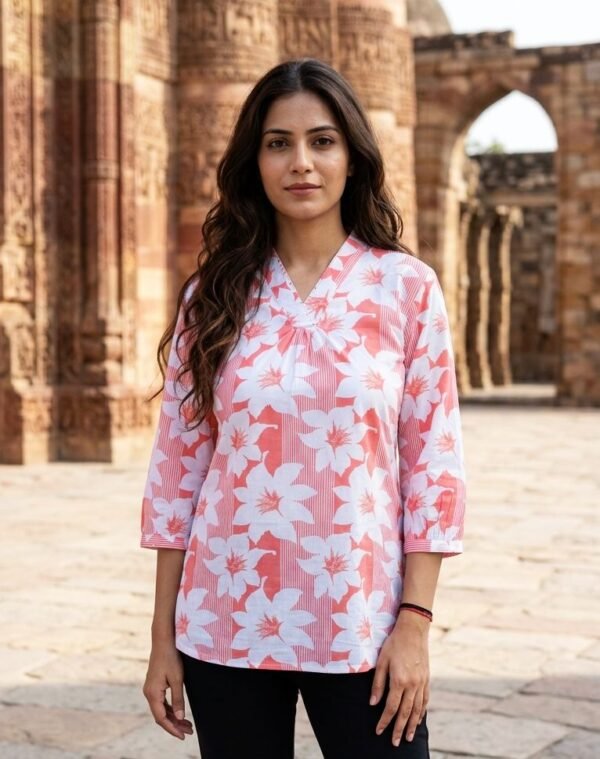 Cotton Threadwork Designer Tunic