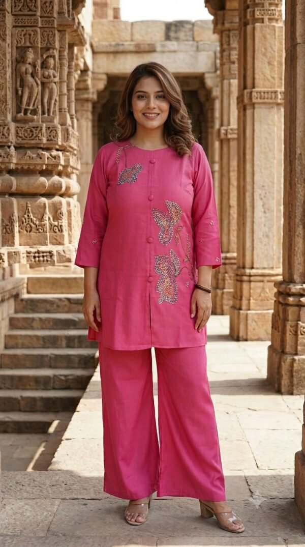 Vatican Handwork Designer Co-Ord Set