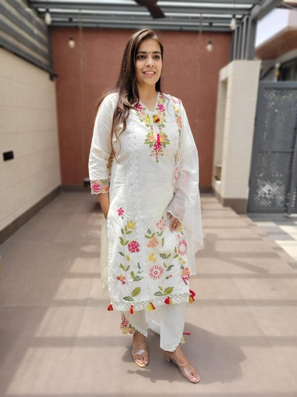Kora Cotton Embroidered 3PC Set