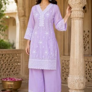 Chikankari Co-ord Set