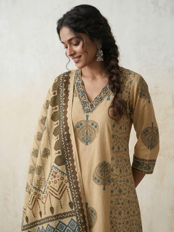 A-Line Cotton Handwork 3PC Set
