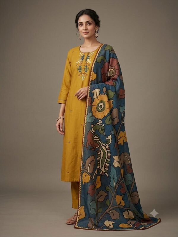 Kalamkari Cotton Flex 3PC Set