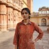 Crepe Handwork Shirt Tunic