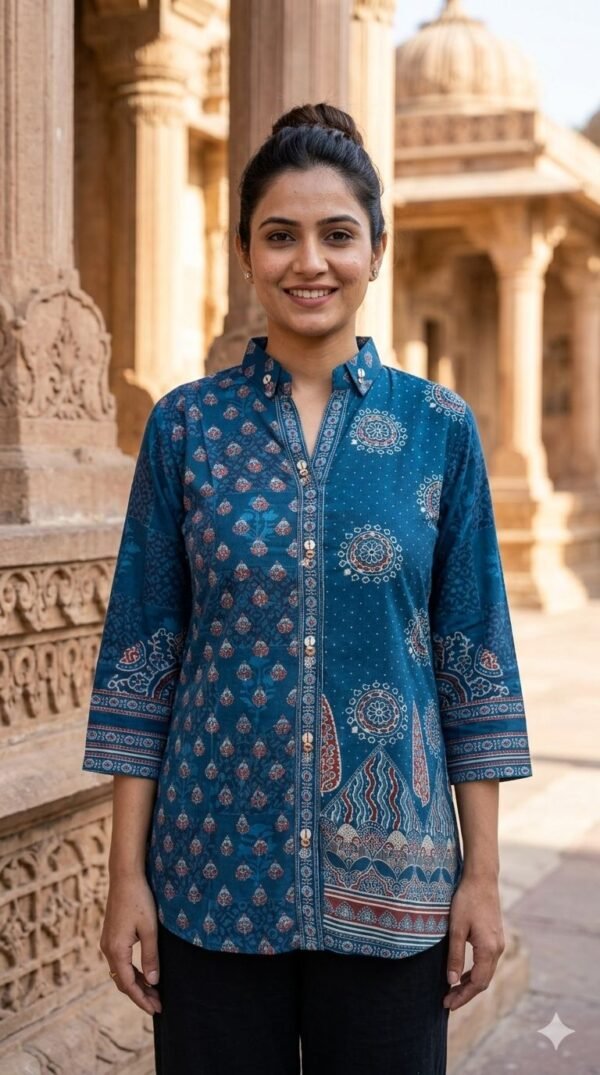 Pure Muslin Shirt Tunic
