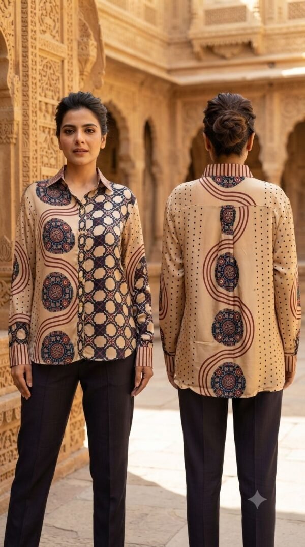 Natural Crepe Tunic