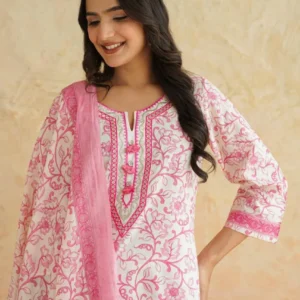 Embroidered Cotton 3PC Set