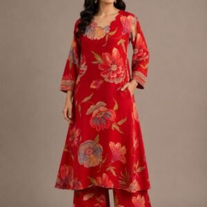 Elegant Modal Muslin A-Line 2PC Set