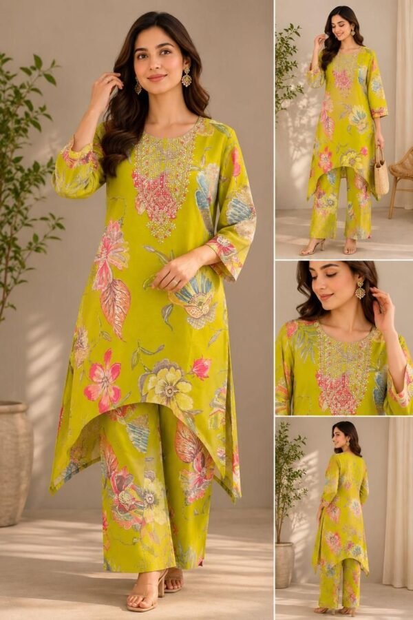 Designer Modal Muslin Co-Ord Set