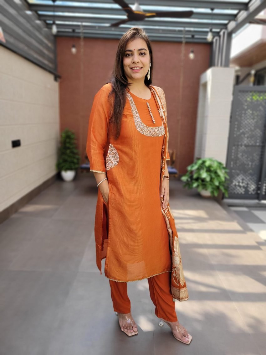 3PC Set with Banarasi Dupatta