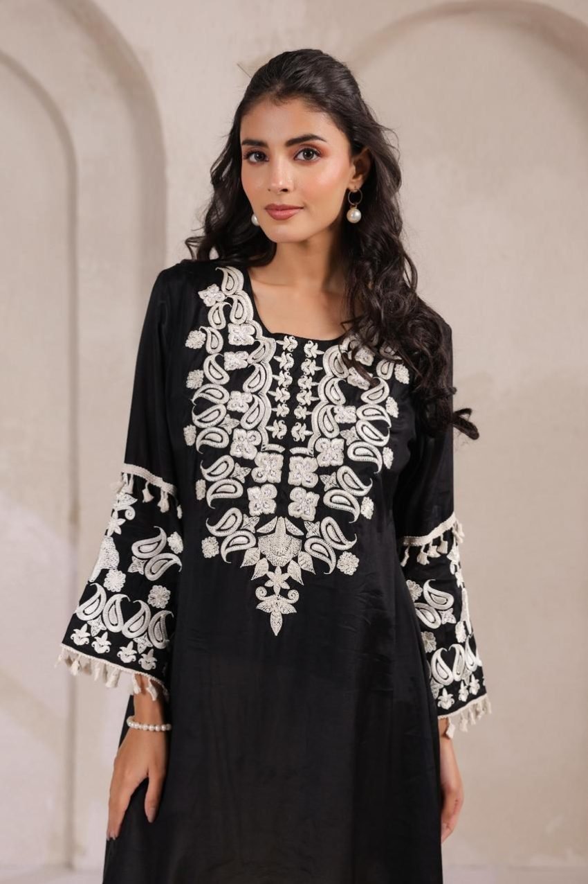 Pure Muslin Dhoti Co-ord Set